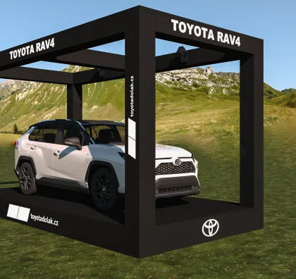 Výstavní konstrukce pro Toyota RAV4