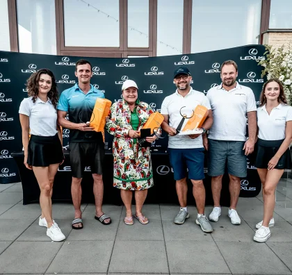Předání cen s hosteskami Lexus